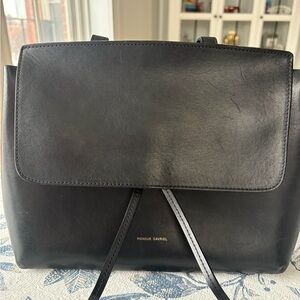 Mansur Gavriel Sleek Black Mini Bag